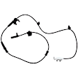 Front and Rear, Driver and Passenger Side ABS Speed Sensor Set of 4