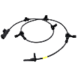 Rear, Driver and Passenger Side ABS Speed Sensors, For Models With Pre-Collision System