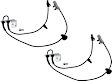 Front, Driver and Passenger Side ABS Speed Sensors