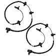 Rear, Driver and Passenger Side ABS Speed Sensors