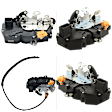 Front and Rear, Driver and Passenger Side Door Lock Actuator