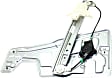 2009 Pontiac Torrent Base - Front, Driver and Passenger Side Power Window Regulator, With Motor, If Interior Handle Has 3 Bolts, Handle Tab/Bracket May Have To Be Modified/Bent