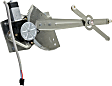 Front, Driver and Passenger Side Power Window Regulator, With Motor