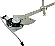Front, Driver and Passenger Side Power Window Regulator, With Motor