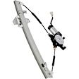 Front, Driver and Passenger Side Power Window Regulator, With Motor