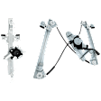 Front And Rear, Driver Side Power Window Regulator, With Motor