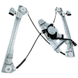 Front And Rear, Driver Side Power Window Regulator, With Motor
