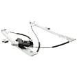 Front, Driver and Passenger Side Power Window Regulator, Power, With Motor
