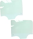 2016 Chevrolet Silverado 1500 - Rear, Driver and Passenger Side Door Glass, Green Tint, DD12194 GTNN, DD12195 GTNN