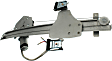 Rear, Driver and Passenger Side Power Window Regulator, With Motor