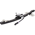 Rear, Driver and Passenger Side Power Window Regulator, With Motor