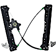 Rear, Driver and Passenger Side Power Window Regulator, Without Motor