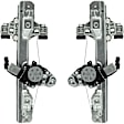 Rear, Driver and Passenger Side Window Regulators, Power