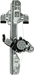 Rear, Driver and Passenger Side Window Regulators, Power