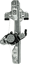 Rear, Driver and Passenger Side Window Regulators, Power