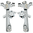 Rear, Driver and Passenger Side Window Regulators, Power