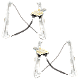 2013 Dodge Grand Caravan - Front, Driver and Passenger Side Power Window Regulator, With Motor, 6-Pin Plug