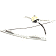 2013 Dodge Grand Caravan - Front, Driver and Passenger Side Power Window Regulator, With Motor, 6-Pin Plug