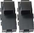 Front and Rear, Driver and Passenger Side Window Switch Black