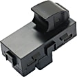 Front and Rear, Driver and Passenger Side Window Switch Black
