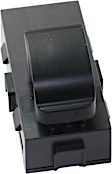 Front and Rear, Driver and Passenger Side Window Switch Black