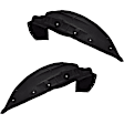 Rear, Driver and Passenger Side Fender Liner CAPA Certified