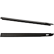 Textured Bed Rail Caps, Black, Plastic
