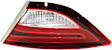 Driver and Passenger Side, Inner Tail Lights, with Bulbs, Halogen, Mounts on Trunk Lid
