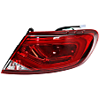 Passenger Side, Inner and Outer Halogen Tail Light, With bulb(s), OE Replacement, CAPA Certified