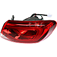 Passenger Side, Inner and Outer Halogen Tail Light, With bulb(s), OE Replacement, CAPA Certified