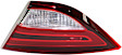 Driver and Passenger Side, Inner Tail Lights, with Bulbs, Halogen, Mounts on Trunk Lid, CAPA Certified