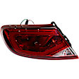 Driver Side, Inner And Outer Halogen/LED Combo Tail Light, With bulb(s), OE Replacement, CAPA Certified