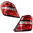 Driver and Passenger Side Tail Lights, with Bulbs, LED, Sedan