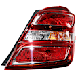 Driver and Passenger Side Tail Lights, with Bulbs, LED, Sedan