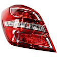 Driver and Passenger Side Tail Lights, with Bulbs, LED, Sedan