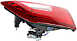 Driver and Passenger Side, Inner and Outer Halogen/LED Combo Tail Light, With bulb(s), OE Replacement