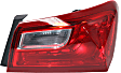 Passenger Side, Inner and Outer Halogen Tail Light, With bulb(s), OE Replacement