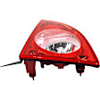 Passenger Side, Inner and Outer Tail Lights, with Bulb, Halogen, Mounts On Body
