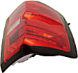 Driver and Passenger Side Halogen Tail Light, With bulb(s), OE Replacement