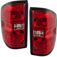 Driver and Passenger Side Halogen Tail Light, With bulb(s), OE Replacement, CAPA Certified