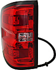 Driver and Passenger Side Halogen Tail Light, With bulb(s), OE Replacement, CAPA Certified