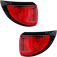 Driver and Passenger Side, Outer LED Tail Light, With bulb(s), OE Replacement, CAPA Certified