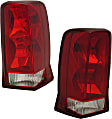 Driver and Passenger Side Halogen Tail Light, With bulb(s), OE Replacement