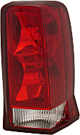 Driver and Passenger Side Halogen Tail Light, With bulb(s), OE Replacement