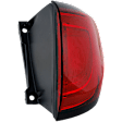 Driver and Passenger Side, Inner and Outer Tail Lights, with Bulbs, Halogen/LED Combo, Mounts On Body and Liftgate, CAPA CERTIFIED