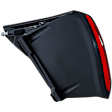 Driver and Passenger Side, Inner and Outer Tail Lights, with Bulbs, Halogen/LED Combo, Mounts On Body and Liftgate, CAPA CERTIFIED