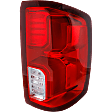 Driver and Passenger Side Tail Lights, with Bulbs, LED