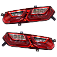 Driver and Passenger Side LED Tail Light, With bulb(s), OE Replacement