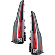2015-2020 Cadillac Escalade - Driver and Passenger Side Halogen Tail Light, With bulb(s), OE Replacement