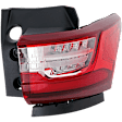 Driver and Passenger Side LED Tail Light, With bulb(s), OE Replacement, CAPA Certified